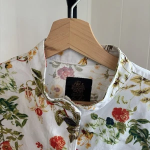 Disney Alice Wonderland x Colleen Atwood Womens Small Floral Metal Button Jacket - Picture 1 of 15