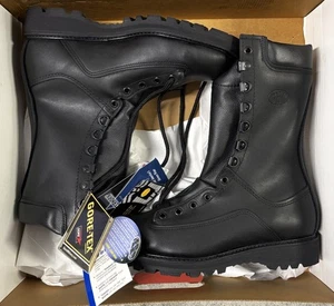 Botas de combate militares Matterhorn para hombre 10" 1949 Gore-Tex cuero negro talla 6,5 W - Imagen 1 de 12