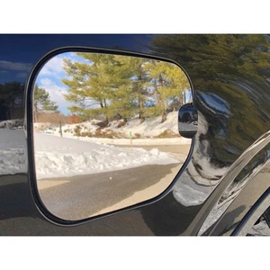 Polished Gas Door Cover Trim fit for 2021-2022 Ford F-150 Pickup Truck [1pc] - Foto 1 di 3