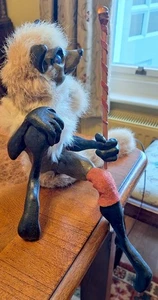 Amazing OOAK Demonic Silky Sifaka Lemur Working Condition - Animated See Video - Picture 1 of 4