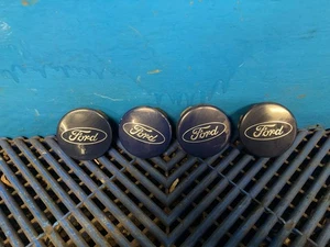 Ford Focus MK4 Set Of 4 Alloy Wheel Centre Caps Blue 55mm 6M21-1003-AA - Picture 1 of 7
