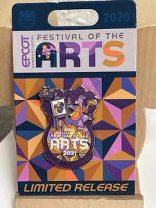 Prendedor caballete figura 5 aniversario del Festival de las Artes EPCOT de los Parques Disney 2021 - Imagen 1 de 3
