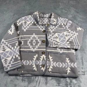 Woolrich Vintage Aztec Southwestern Reversible Womens Med Wool Navajo Blanket Ba - Picture 1 of 9