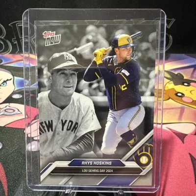 Rhys Hoskins 2024 Topps NOW Lou Gehrig Day #LGD-21 — 第 1/2 张图片