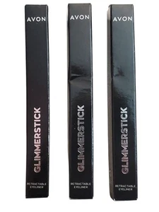 Avon True Color Glimmersticks Eyeliner - Blackest Black 0.28 g / Set of 3 - Picture 1 of 4