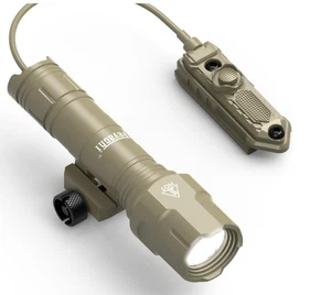 Linterna táctica LED Feyachi WL25Feyachi WL25 1200 lúmenes con interruptor de presión y - Imagen 1 de 7