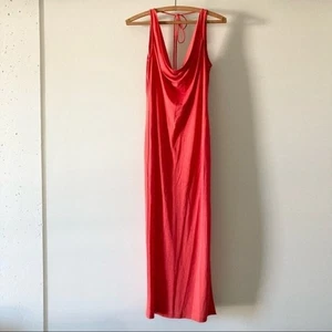 & Other Stories Cowl Neck Tie Back Dress - Picture 1 of 5