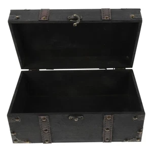 Wooden Storage Box Jewelry Decorative Boxes for Chest - Picture 1 of 12
