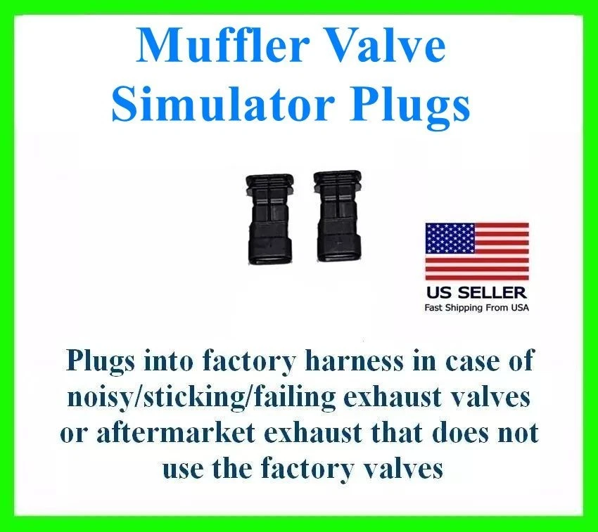 Se adapta (3 pines) Audi S3 S4 S5 S6 S7 Válvula silenciadora activa Simulador Enchufe Sim Foto 1 de 1