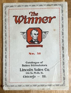 1930 Catalog of Sales Stimulators Lincoln Sales Co Gambling Punchboards & Prizes - Picture 1 of 24
