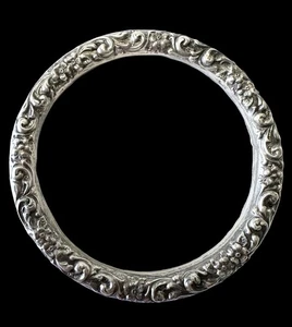 Antiker Jugendstil Sterling Silber 925 Repoussé Armreif Armband  - Bild 1 von 10