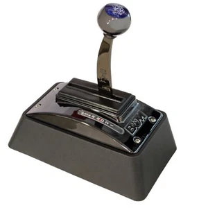 Palanca de cambios de trinquete de transmisión automática B&M Universal QuickSilver negra 81683 - Imagen 1 de 7
