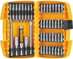 DEWALT Screwdriver Bit Set with Tough Case, 45-Piece (DW2166), Grey/Silver Screw - Picture 1 of 8
