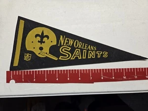 Vintage 1960-70s New Orleans Saints 12" Mini Nfl Football Pennant Collectible - Picture 1 of 1