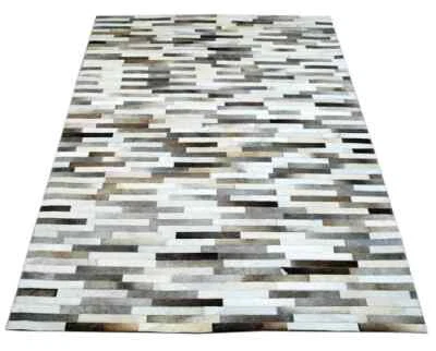 100% Real Cowhide Leather Large Brown Cow Skin Area Rug - Natural Hide - Image 1 of 4