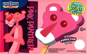 Calcomanía adhesiva Pink Panther barra facial camión helado 8"x5" - Imagen 1 de 1