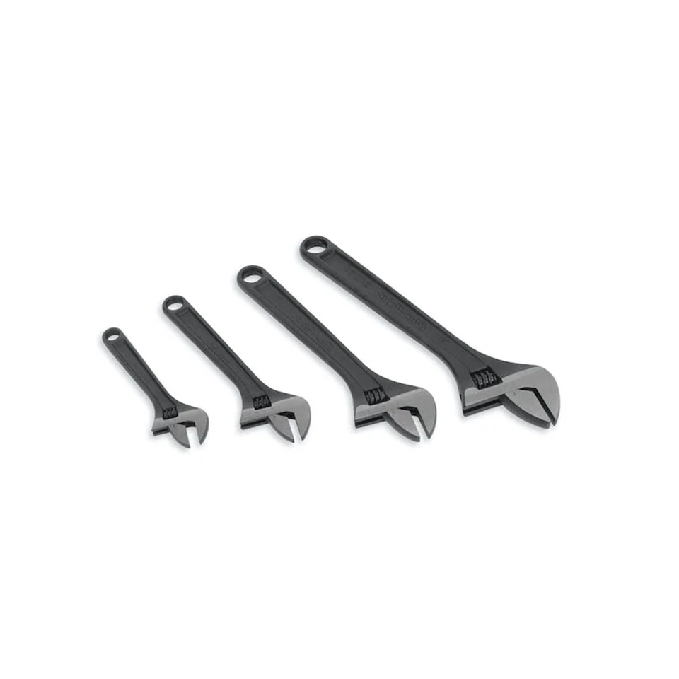 Set of 4 Adjustable Wrench (Black Finished) by ContractorsX (8", 10", 12", 15") - Image 1 of 1