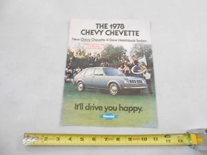 RARE 1978 CHEVY CHEVETTE DEALER SALES BROCHURE PAMPHLET CATALOG CHEVROLET - Picture 1 of 5
