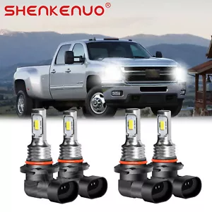 For Chevy Silverado 1500 2500 2003-2006 LED Headlight High Low Beam 6000K Bulbs - Bild 1 von 9