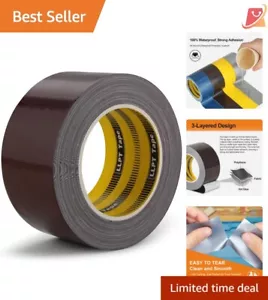 Waterproof Dark Brown Duct Tape 2.36 Indispensable for Home Repair & Crafts - Picture 1 of 12