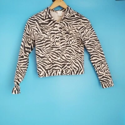 Chaqueta de jean elástica clásica con botones K. Kijan x H&M para niña talla 11-12Y Foto 1 de 4