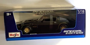 Maisto 1978 Pontiac Firebird Trans Am Black - Special Edition 1:18 Diecast NIP - Picture 1 of 7