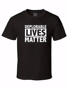 Maglietta da uomo nuova colore Trump colore Deplorable Lives Matter - Foto 1 di 20