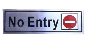 Schild Alu silber Laden Geschäft offen Büro Tür Einzelhandel Schild selbstklebend - Bild 1 von 5