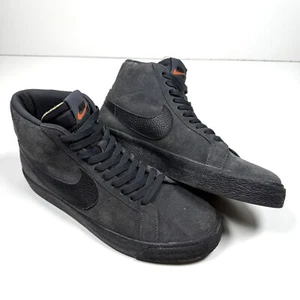 Blazer Nike Zoom Mid ISO SB Etiqueta Naranja Gris Humo Oscuro DB3027-001 Para Hombres Talla 9 - Imagen 1 de 9