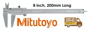 Mitutoyo 530-118 Standard Vernier Caliper 200mm 8" - Same Day Ship with tracking - Picture 1 of 5