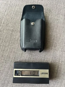 LUMITIME Portable Battery Alarm Clock WITH ORIGINAL CASE by TAMURA Japan 1970s - Picture 1 of 9