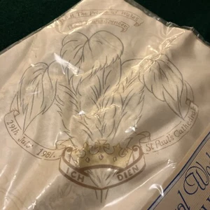Vintage Headscarf by Christy Made in England Royal Wedding 1981 New and Unopened - Picture 1 of 7