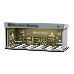 1/64 Diorama Car Garage Model Repair Workshop Scene Display Building ModelMx - Picture 1 of 10