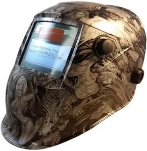 Professional auto darkening welding helmet- hydro dipped - Picture 1 of 1