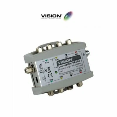 Vision V4-004 4-Wire Line Amplifier for V4 Multiswitches - Image 1 of 3