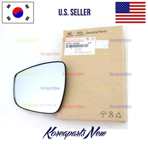 Mirror GLASS Left DRIVER side HEATED ⭐OEM⭐ Hyundai Veloster 2012-2017 - Picture 1 of 2