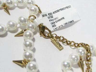 Collar Gargantilla Diseñador Fallon "Linda" Concha Perla Punta $215.00 Venta al por menor Foto 1 de 4