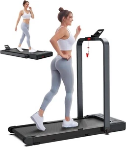 Walking Pad with Handle Bar, Walking Pad Treadmill 300 lb Capacity Under Desk... - Picture 1 of 6