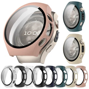 Glass+Case for Huawei Watch 5 42mm 46mm PC Tempered Glass Screen Protector Cover - Zdjęcie 1 z 72