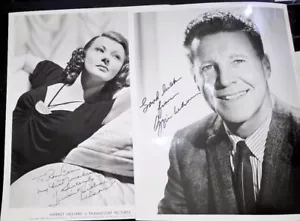 Ozzie & Harriet Nelson firmaron DOS FOTOS cada una con certificado de autenticidad - Imagen 1 de 7