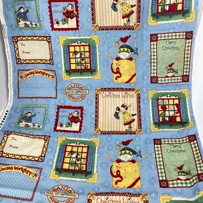 Etiquetas de edredón navideño Santa Elfos y más de 50 motivos Debbie Mumm 100 % algodón Foto 1 de 4