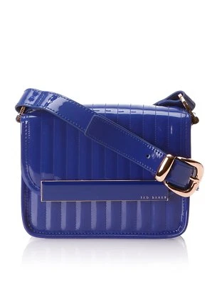 Ted Baker Women's Puca Quilted CrossBody bag - Blue NWT - Image 1 of 4