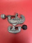Ridgid No. 20 Heavy Pipe Cutter 5/8”To 2 1/ 8 No. 15 3/16” to 1-1/8” *Lot of 2