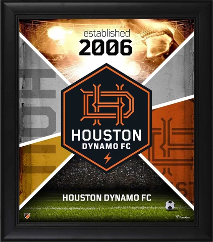 Houston Dynamo Framed 15" x 17" Team Impact Collage Cover