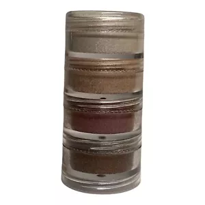 MAC CRUSHED PIGMENTS EYESHADOW SUMMER STASH NEUTRAL PURPLE COSMETICS MAKEUP - Picture 1 of 3