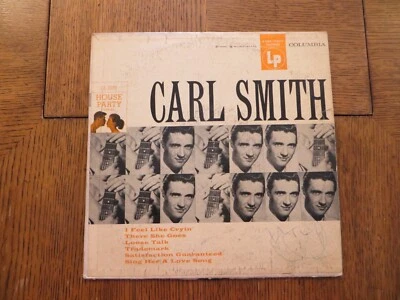 Carl Smith – Carl Smith - 1956 - Columbia CL 2579 Vinyl 10" 6-Song LP G+/G+ - Image 1 of 4