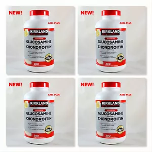 1120 tab. Kirkland Signature Glucosamine & Chondroitin, ( 4 x 280 ) Tablets - Picture 1 of 2