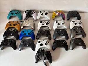X 21 Xbox One Controllers FAULTY BUNDLE Offical And PowerA PDP - Picture 1 of 12