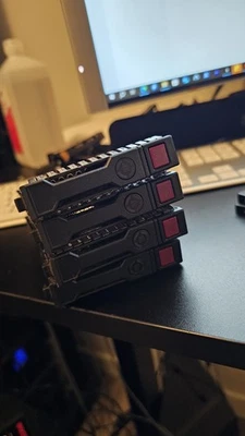 For HP Gen9 651687-001 SFF 2.5" SAS SATA HDD Tray Caddy DL380p DL380 G8 653955@ - Image 1 of 3