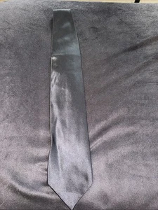 Men’s Silk Neck Tie By Van Heusen Black - Picture 1 of 7